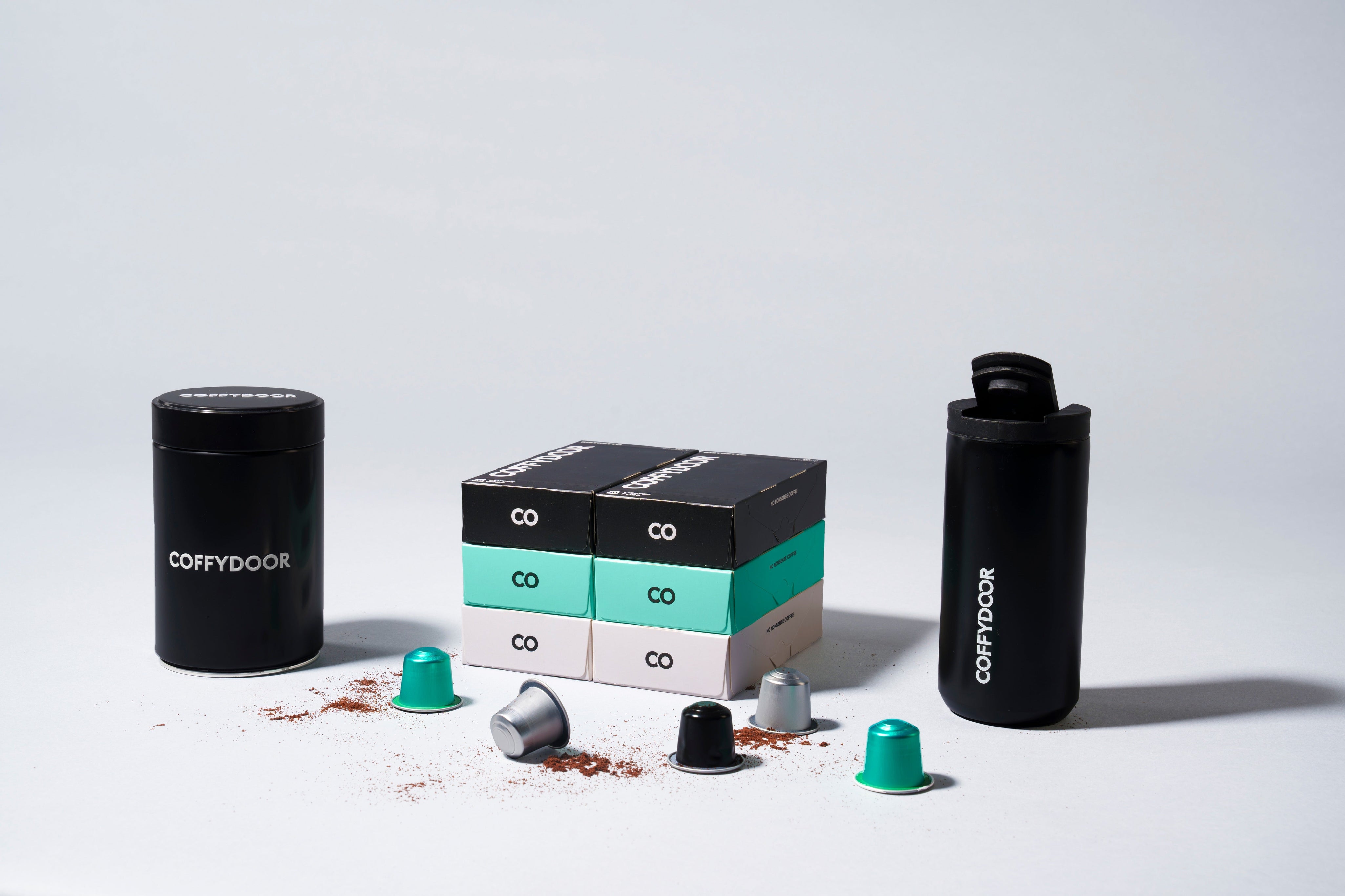 60 Nespresso-kompatibla kapslar + Gratis Termomugg + Gratis kapselhållare