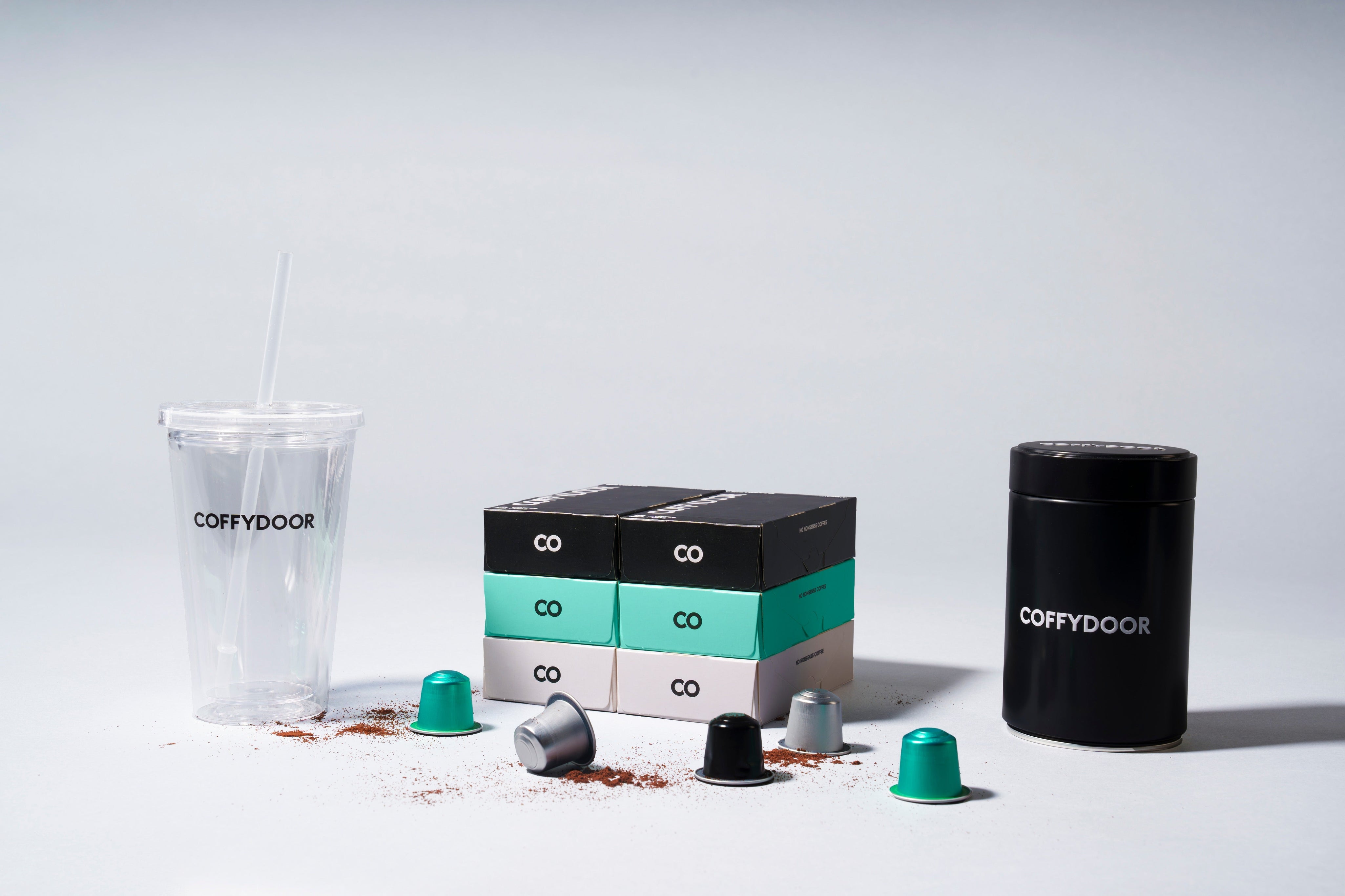 Premium Startpaket: 60 kapslar + Kapselförvaring + Take-away cup