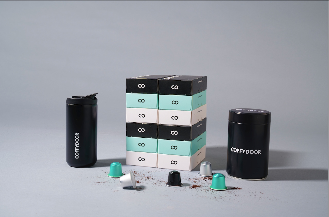 Nykundserbjudande :120 Nespresso-kompatibla kapslar + Gratis Termomugg + Gratis kapselhållare