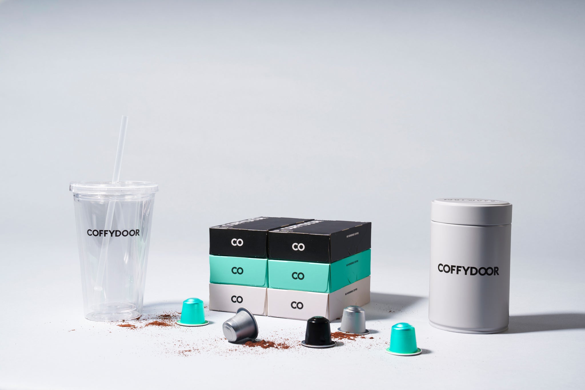 Premium Startpaket: 60 kapslar + Kapselförvaring + Take-away cup